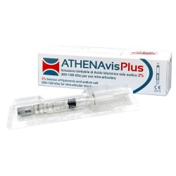 SIRINGA INTRA-ARTICOLARE ATHENAVIS PLUS ACIDO IALURONICO 2% 40 MG/2 ML 3 PEZZI