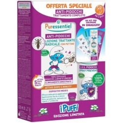 PURESSENTIEL COF PUFFI ANTIPIDOCCHI 1 LOZIONE PIDOCCHI 100 ML + 1 SPRAY PREVENIZIONE PIDOCCHI 75 ML