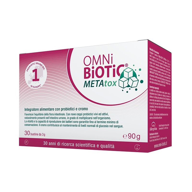 OMNI BIOTIC METATOX 30 BUSTINE 3 G SENZA GLUTINE SENZA LATTOSIO