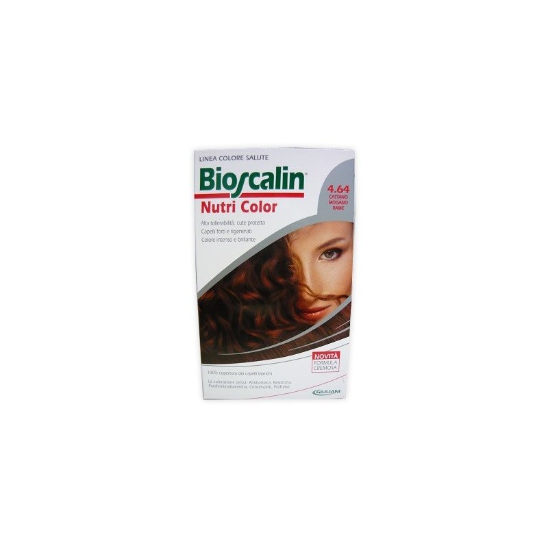 BIOSCALIN NUTRI COLOR 4,64 CASTANO MOGANO RAME 124 ML