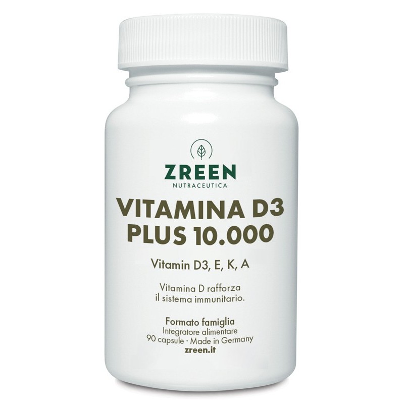 ZREEN VITAMINA D3 PLUS 10000 90 CAPSULE ZREEN VITAMINA D3 PLUS 10000 90 CAPSULE