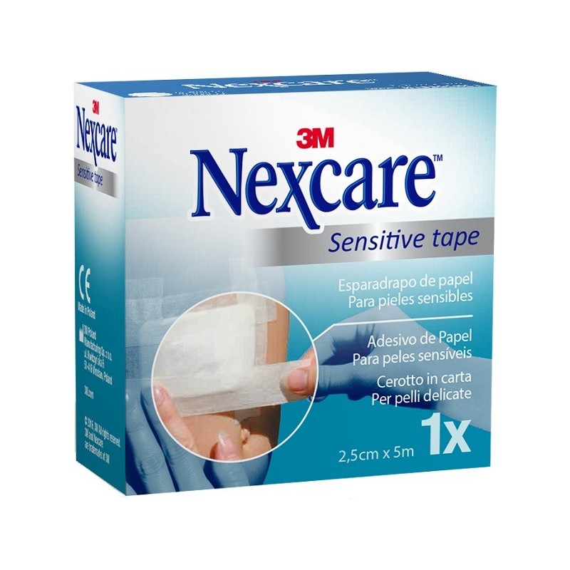 CEROTTO SU ROCCHETTO NEXCARE TRASPARENT TAPE 2,5X500CM CON DISPENSER