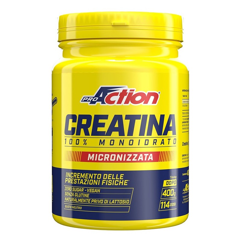 PROACTION CREATINA 400 G SENZA GLUTINE NATURALMENTE PRIVO DI LATTOSIO
