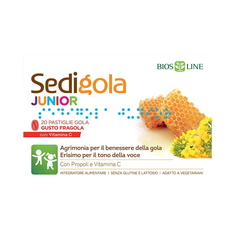 APIX PROPOLI SEDIGOLA JUNIOR FRAGOLA 20 PASTIGLIE