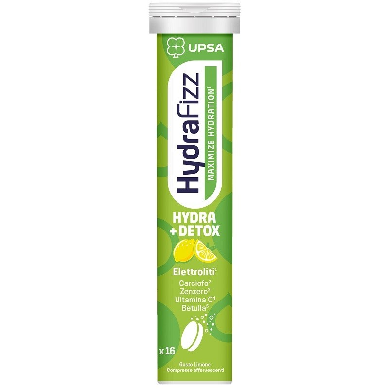 UPSA HYDRAFIZZ DETOX MAXIMIZE HYDRATION 16 COMPRESSE EFFERVESCENTI