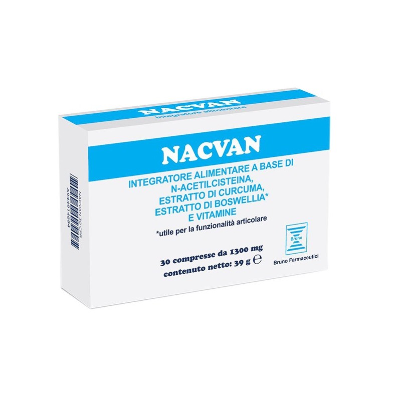 NACVAN 30 COMPRESSE DA 1300 MG SENZA GLUTINE SENZA LATTOSIO
