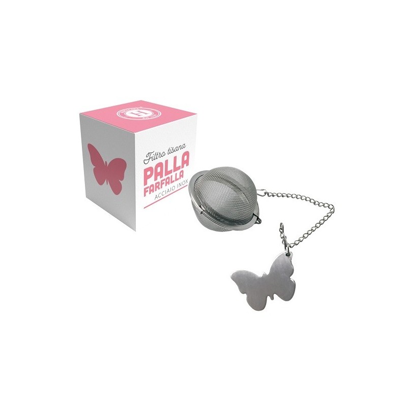 HIMALAYA FILTRO TISANA PALLA FARFALLA IN ACCIAIO INOX