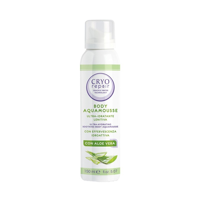 CRYO REPAIR BODY AQUAMOUSSE ULTRA IDRATANTE E LENITIVA CON ALOE VERA 150 ML