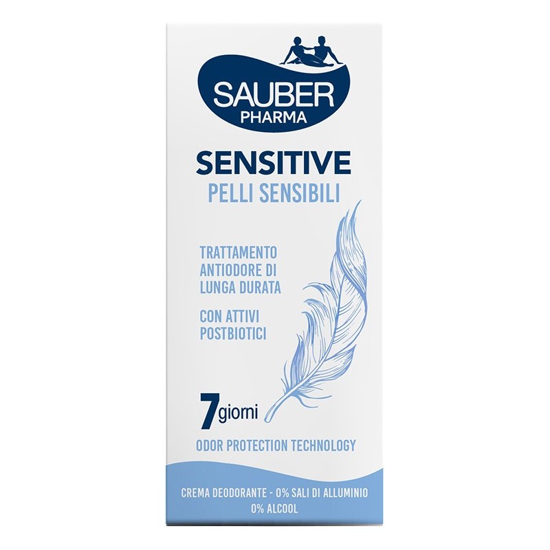 SAUBER DEO 7 GIORNI SENSITIVE PELLI SENSIBILI CREMA 35 ML