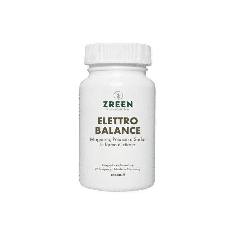 ZREEN ELETTROBALANCE 120 CAPSULE SENZA GLUTINE SENZA COLORANTI SENZA CONSERVANTI