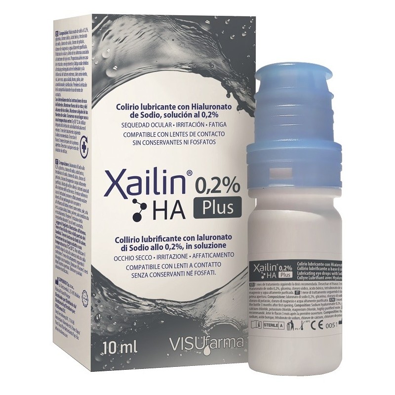 XAILIN PLUS 0,2% HA COLLIRIO 10 ML