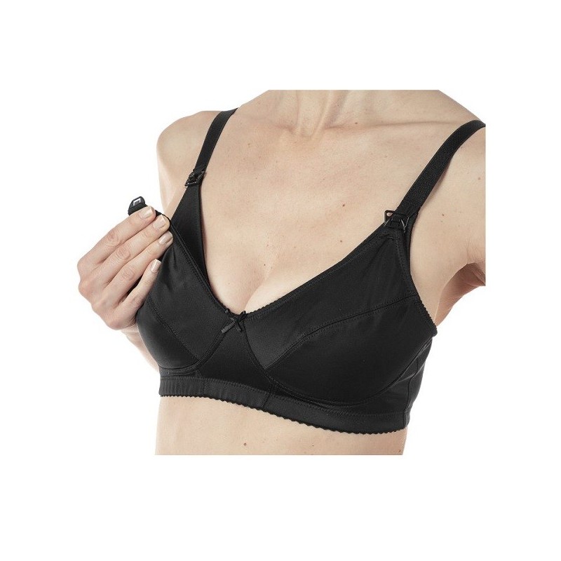 MAMMY REGGISENO MICROFIBRA ALLATTAMENTO BLACK 4C
