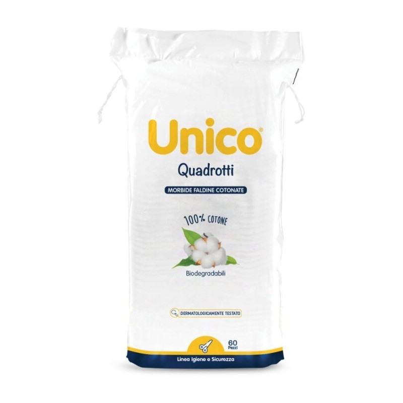 UNICO QUADROTTI 100% COTONE 60 PEZZI