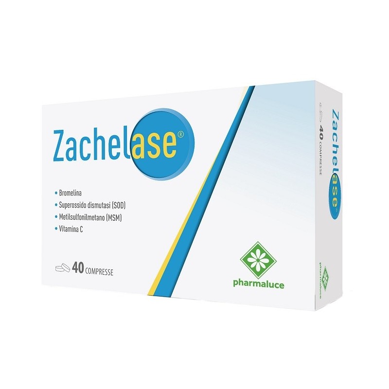 ZACHELASE 40 COMPRESSE SENZA GLUTINE NATURALMENTE PRIVO DI LATTOSIO