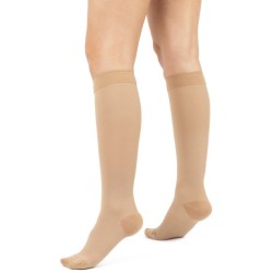 ALBERT ANDRE' ARTICOLO 830 CCL 2 GAMBALETTO A-D TERAPEUTICO MICROFIBRE BATTERIOSTATICO LYCRA MM HG 30-40 COLORE BISCOTTO TAGLIA 