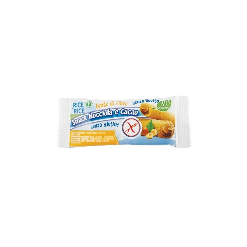 RICE&RICE SNACK DI RISO ALLA NOCCIOLA 25 G SENZA LIEVITO RICE&RICE SNACK DI RISO ALLA NOCCIOLA 25 G SENZA LIEVITO