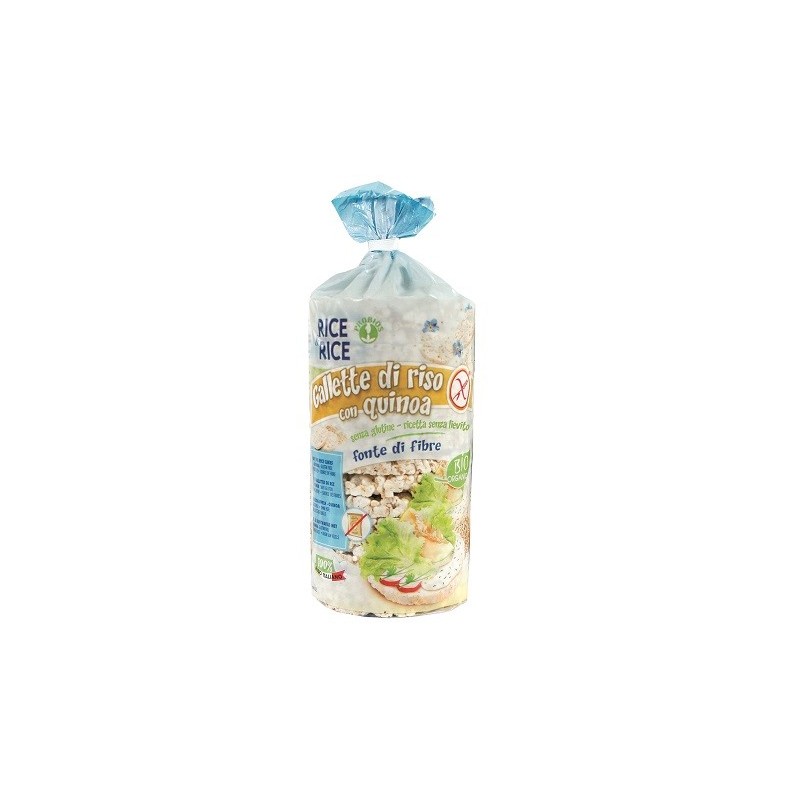 RICE&RICE GALLETTE DI RISO CON QUINOA 100 G SENZA LIEVITO