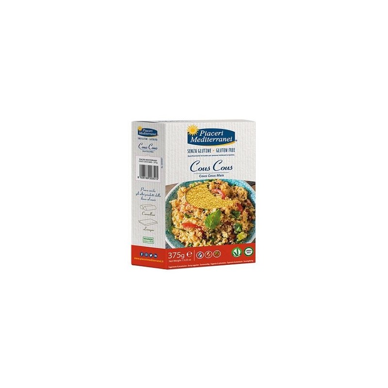 PIACERI MEDITERRANEI COUS COUS DI MAIS 375 G PIACERI MEDITERRANEI COUS COUS DI MAIS 375 G