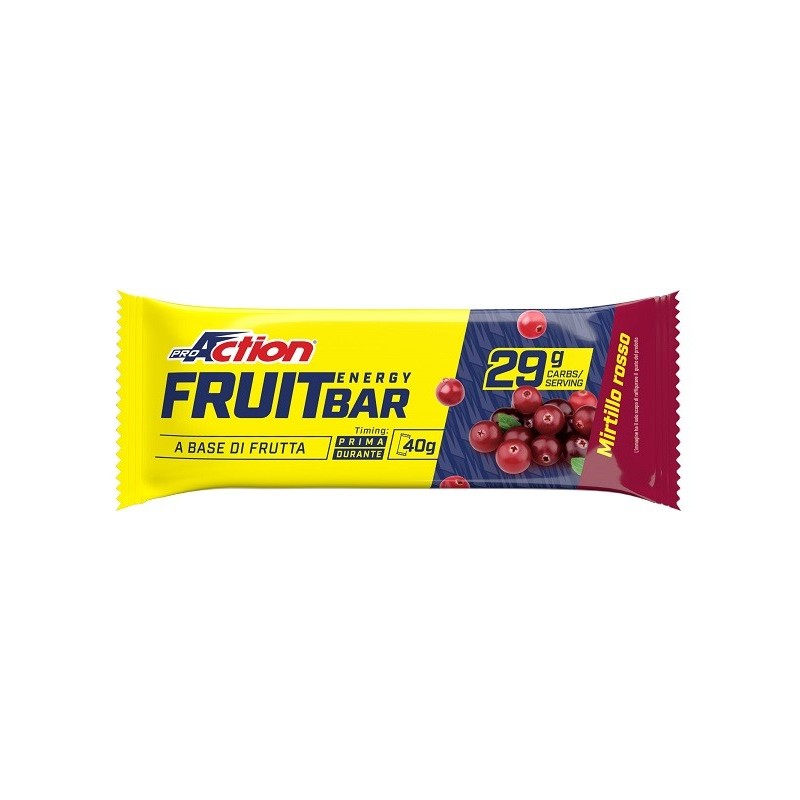 PROACTION FRUIT BAR BARRETTA ENERGETICA AL MIRTILLO ROSSO 40 G PROACTION FRUIT BAR BARRETTA ENERGETICA AL MIRTILLO ROSSO 40 G