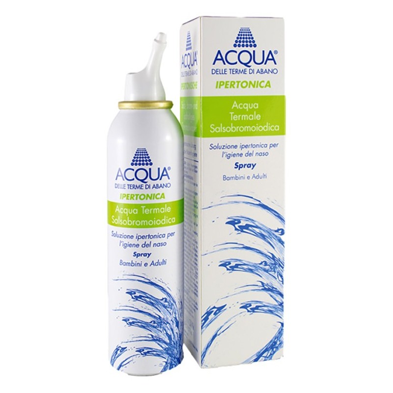 ACQUA DELLE TERME DI ABANO IPERTONICA SPRAY IRRIGAZIONE NASALE 125 ML ACQUA DELLE TERME DI ABANO IPERTONICA SPRAY IRRIGAZIONE NASALE 125 ML
