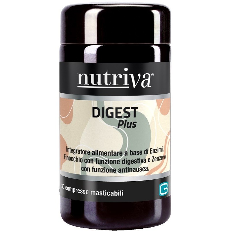 NUTRIVA DIGEST PLUS 30 COMPRESSE MASTICABILI