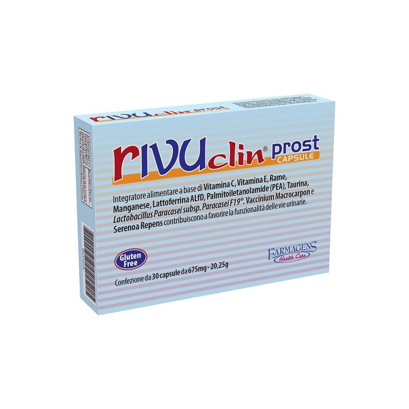RIVUCLIN PROST 30 CAPSULE 675 MG SENZA GLUTINE RIVUCLIN PROST 30 CAPSULE 675 MG SENZA GLUTINE