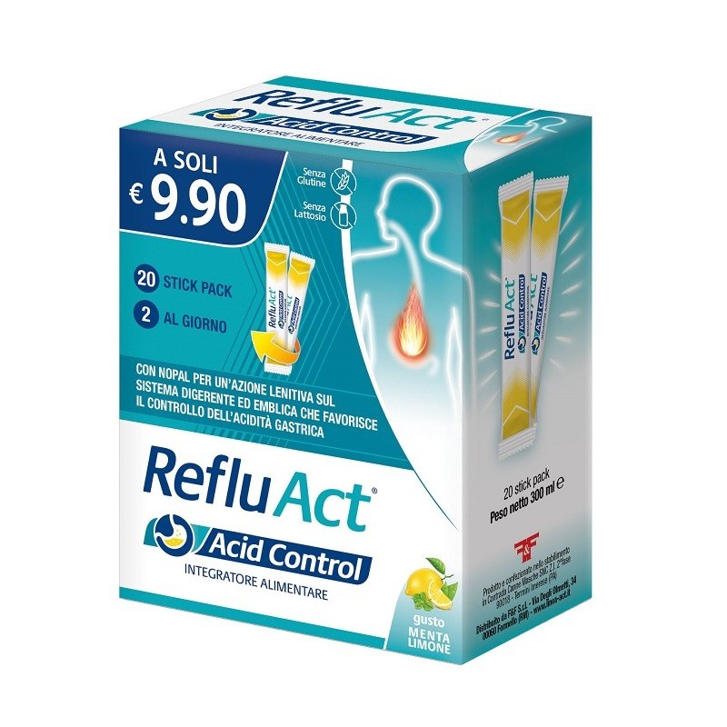 REFLU ACT ACID CONTROL 20 STICK