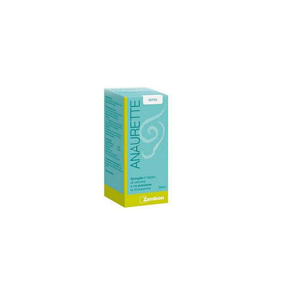 SPRAY IRRIGATORE PER LA RIMOZIONE DEL CERUME ANAURETTE 30 ML