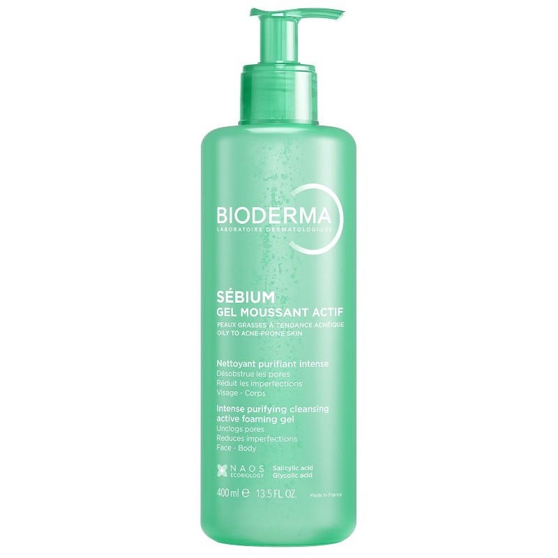 SEBIUM GEL MOUSSANT ACTIF 400 ML SEBIUM GEL MOUSSANT ACTIF 400 ML