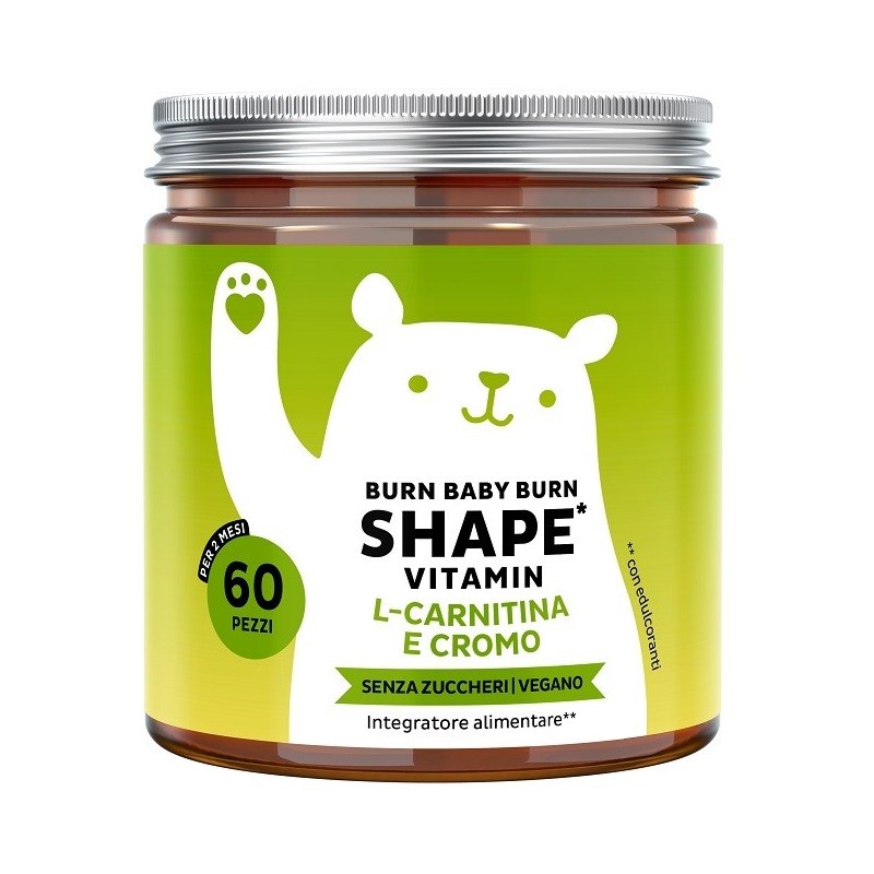 BEARS WITH BENEFITS BURN BABY BURN SHAPE VITAMIN 60 CARAMELLE GOMMOSE CON EDULCORANTI SENZA ZUCCHERI BEARS WITH BENEFITS BURN BABY BURN SHAPE VITAMIN 60 CARAMELLE GOMMOSE CON EDULCORANTI SENZA ZUCCHERI