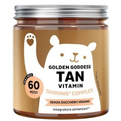 BEARS WITH BENEFITS GOLDEN GODDESS TAN VITAMIN 60 CARAMELLE GOMMOSE CON EDULCORANTI SENZA ZUCCHERI SENZA GLUTINE
