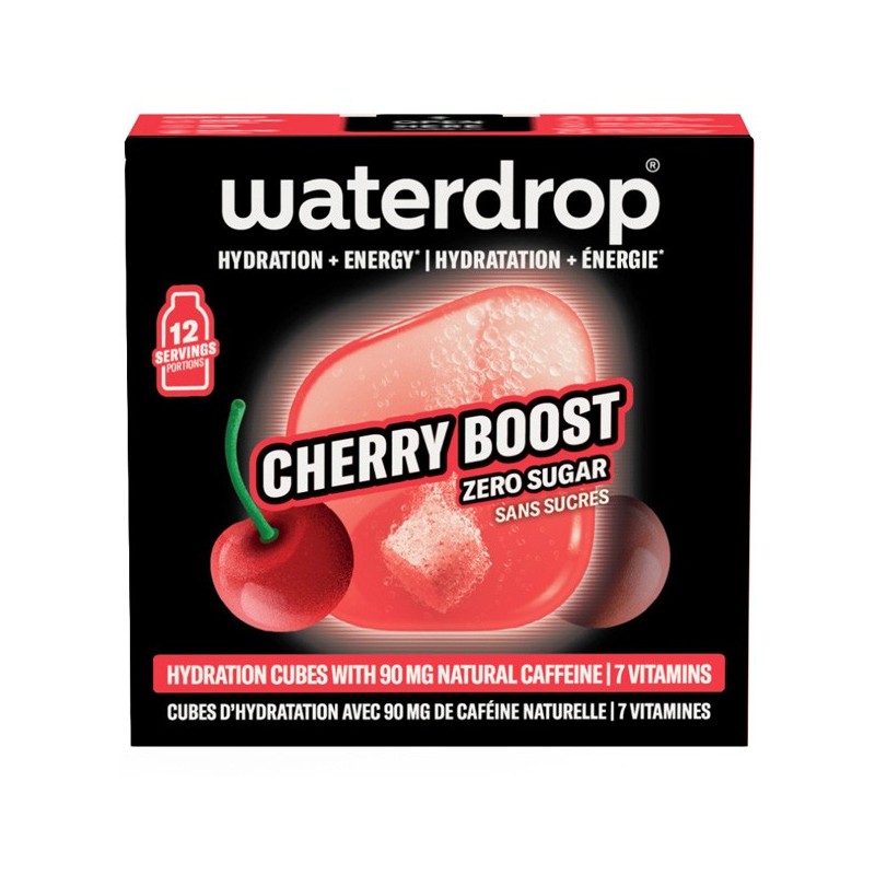 WATERDROP MICROENERGY CHERRY BOOST 12 CUBETTI WATERDROP MICROENERGY CHERRY BOOST 12 CUBETTI