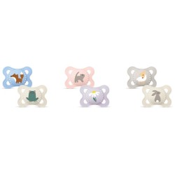 MAM SUCCHIETTO ORIGINAL 2-6 MESI SILICONE 2 PEZZI