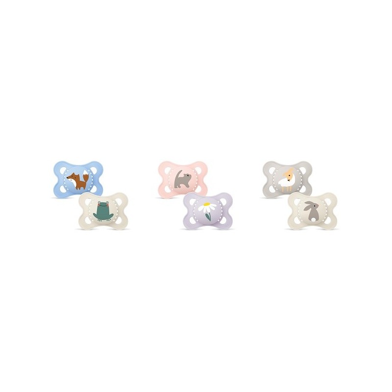 MAM SUCCHIETTO ORIGINAL 2-6 MESI SILICONE 2 PEZZI