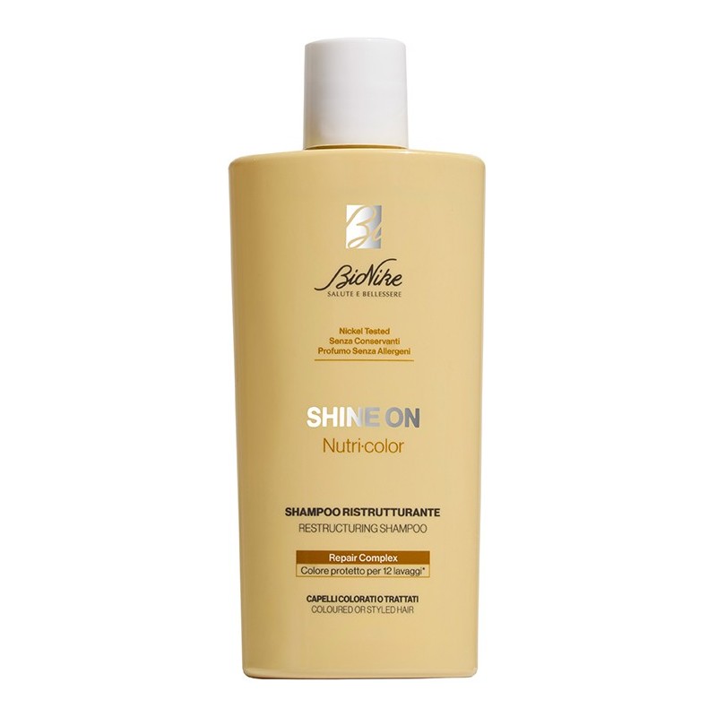 BIONIKE SHINE ON NUTRI-COLOR SHAMPOO RISTRUTTURANTE 200 ML BIONIKE SHINE ON NUTRI-COLOR SHAMPOO RISTRUTTURANTE 200 ML
