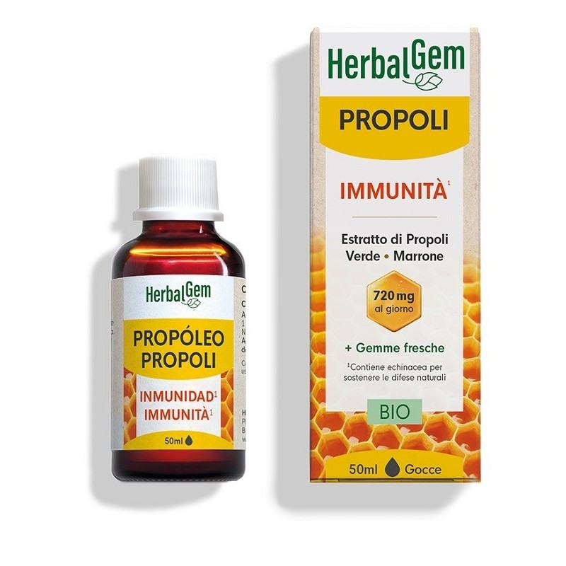 HERBALGEM PROPOLI GOCCE BIO 50 ML HERBALGEM PROPOLI GOCCE BIO 50 ML