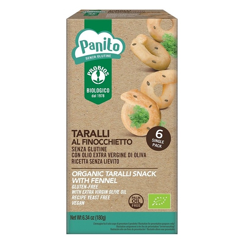 PANITO TARALLI AL FINOCCHIETTO 180 G