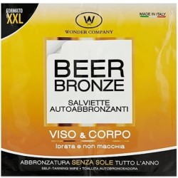 BEER BRONZE SALVIETTE AUTOABBRONZANTI 2 BUSTE