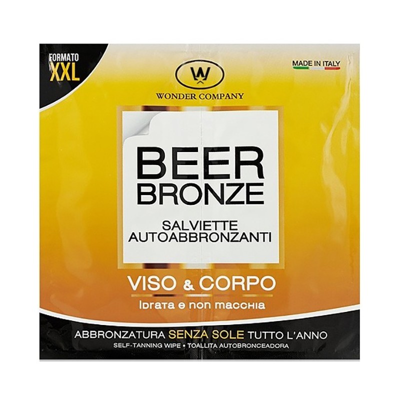 BEER BRONZE SALVIETTE AUTOABBRONZANTI 2 BUSTE BEER BRONZE SALVIETTE AUTOABBRONZANTI 2 BUSTE