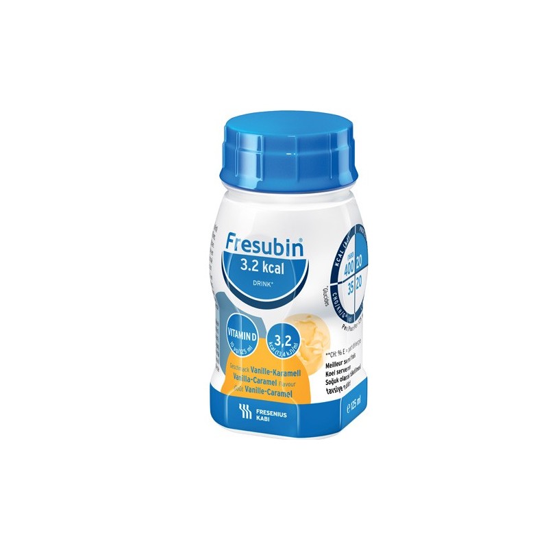 FRESUBIN 3,2KCAL DRINK VANIGLIA CARAMELLO 4 X 125 ML FRESUBIN 3,2KCAL DRINK VANIGLIA CARAMELLO 4 X 125 ML