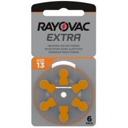 BATTERIA MODELLO 13 PER AMPLIFICATORE ACUSTICO 6 PEZZI