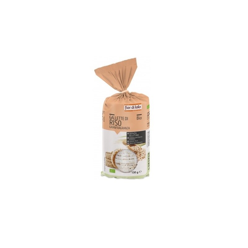 FIOR DI LOTO GALLETTE RISO GRANFRAGRANZA 150 G FIOR DI LOTO GALLETTE RISO GRANFRAGRANZA 150 G