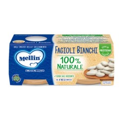 MELLIN OMOGENEIZZATO FAGIOLI BIANCHI 2 X 80 G