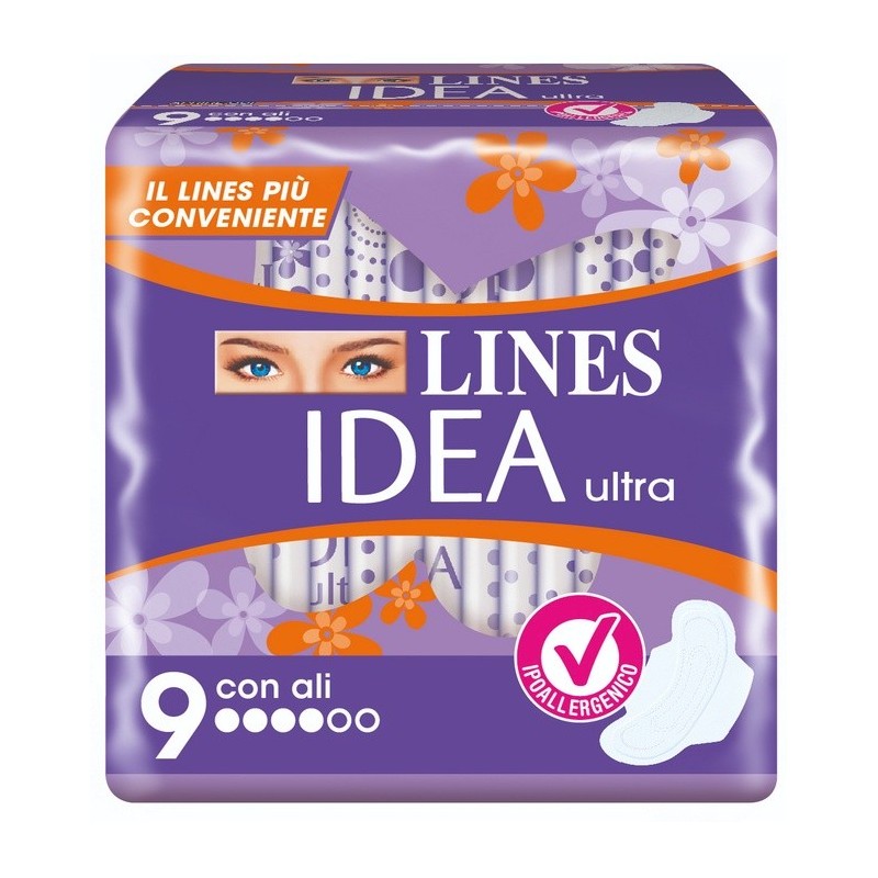 LINES IDEA ULTRA GIORNO ALI 9 PEZZI LINES IDEA ULTRA GIORNO ALI 9 PEZZI
