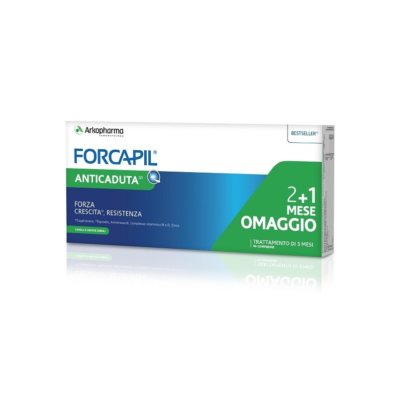 FORCAPIL ANTICADUTA 90CPR 2+1 MESE IN OMAGGIO FORCAPIL ANTICADUTA 90CPR 2+1 MESE IN OMAGGIO