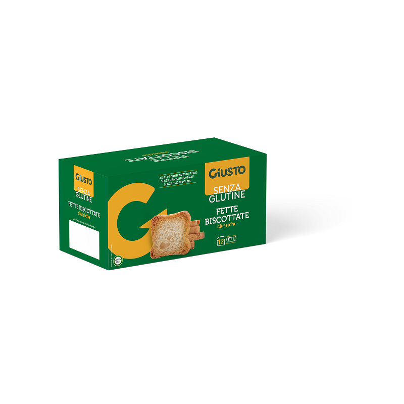 GIUSTO SENZA GLUTINE FETTE BISCOTTATE 150 G