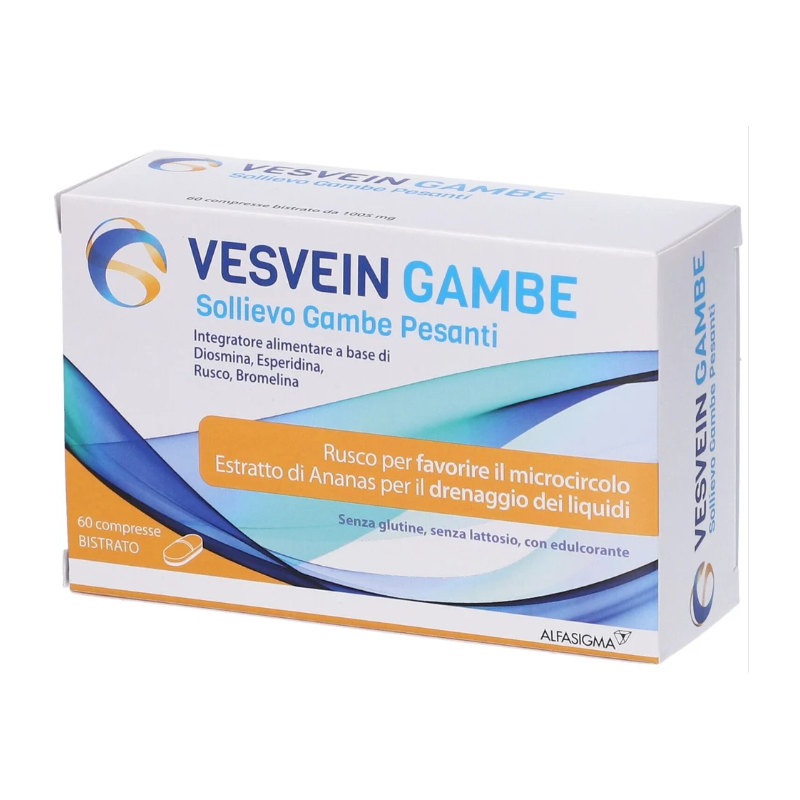 VESVEIN GAMBE SOLLIEVO GAMBE PESANTI 60 COMPRESSE BISTRATO