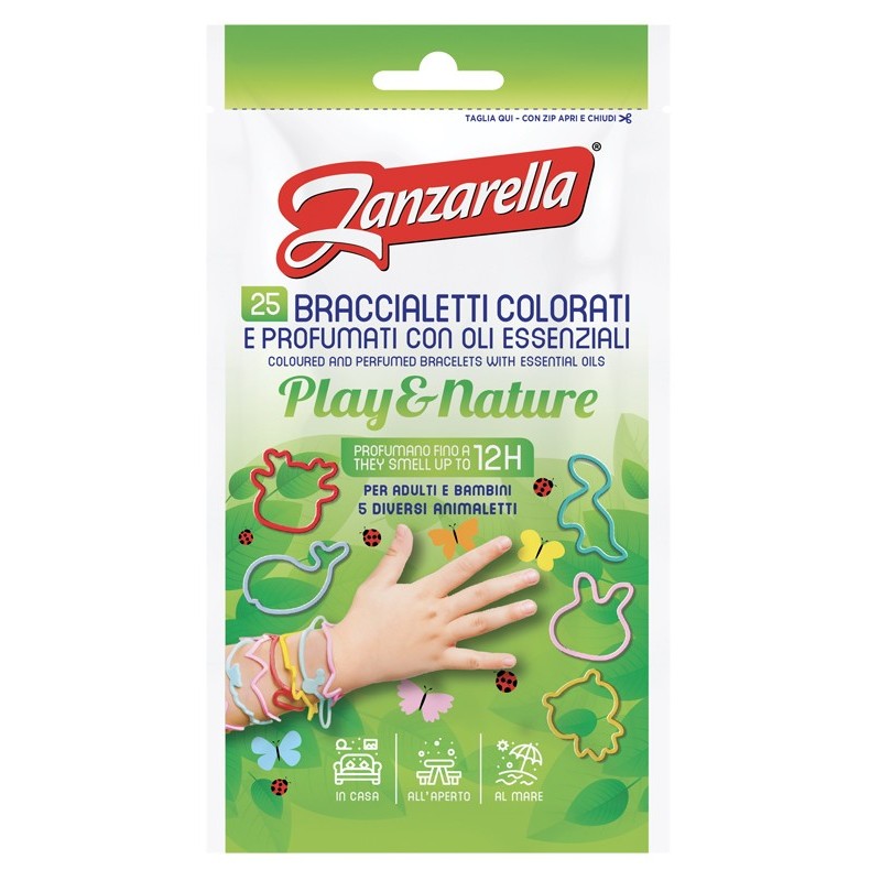 ZANZARELLA BRACCIALETTI PALY&NATURE 25 PEZZI ZANZARELLA BRACCIALETTI PALY&NATURE 25 PEZZI