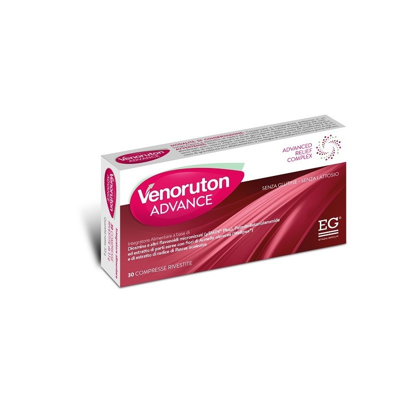 VENORUTON ADVANCE 30 COMPRESSE RIVESTITE DA 1,1 G SENZA GLUTINE SENZA LATTOSIO