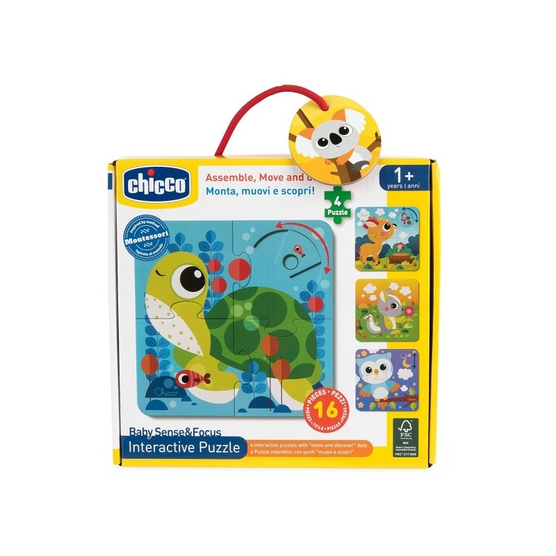 CHICCO GIOCO BABY SENSE&FOCUS PUZZLE INTERATTIVO